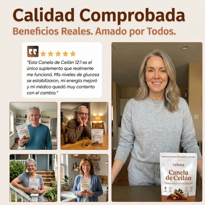 Velura™ Extracto de Canela de Ceilán con Aceite MCT